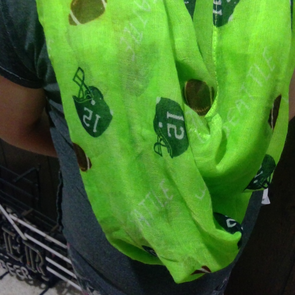 Football Infinity Scarf - Picture 2 of 2